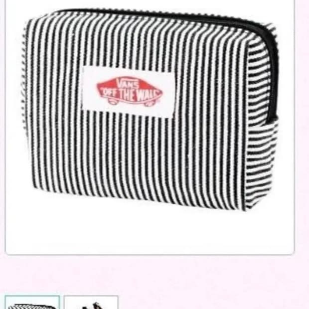 (일본잡지) mini 2016 4월호 부록 반스 히코리 더블지퍼 파우치