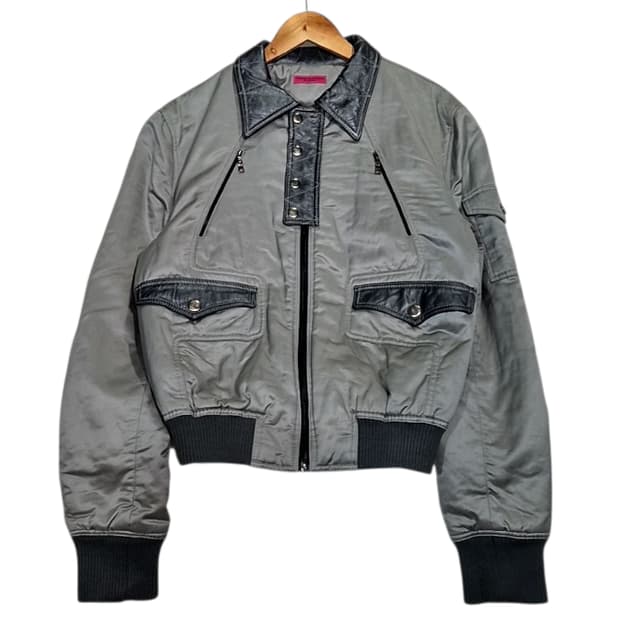 Vtg_투톤 봄버 자켓