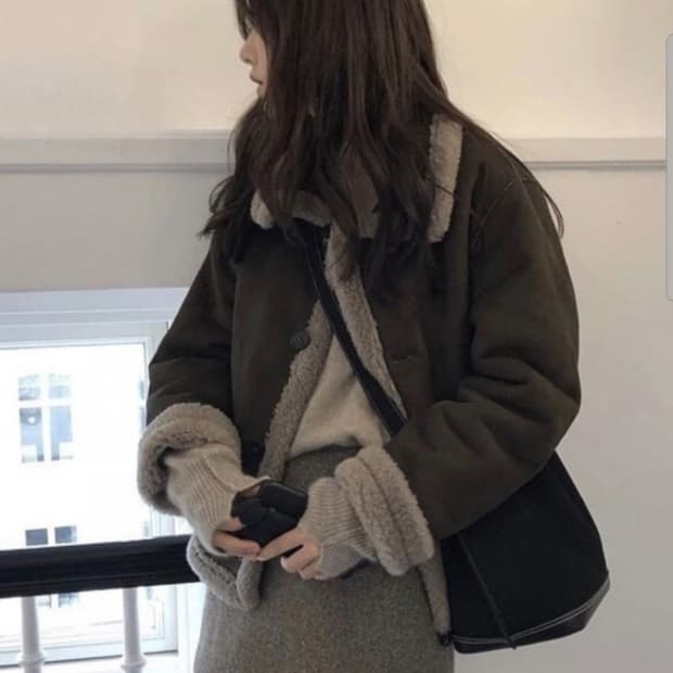 플랫베이스 리버시블 무스탕 웨어웨더