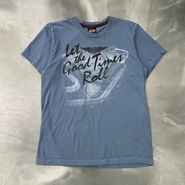  USA 할리데이비슨 프린팅 반팔티 y15749