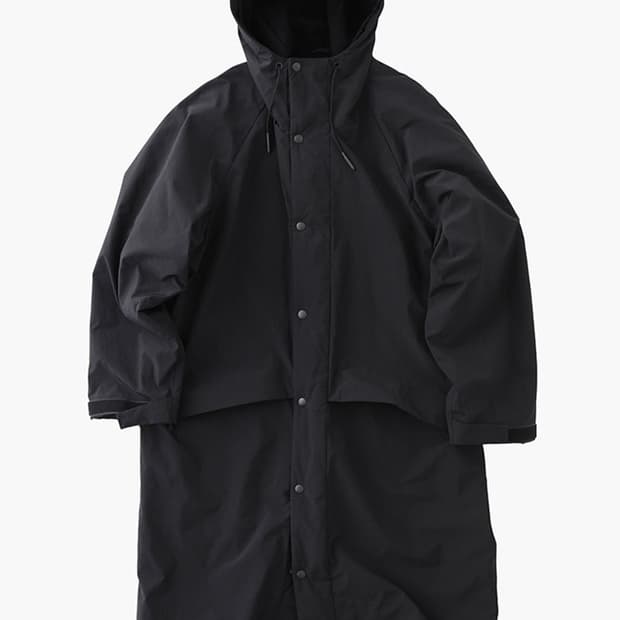 Aton asako 나일론 코트