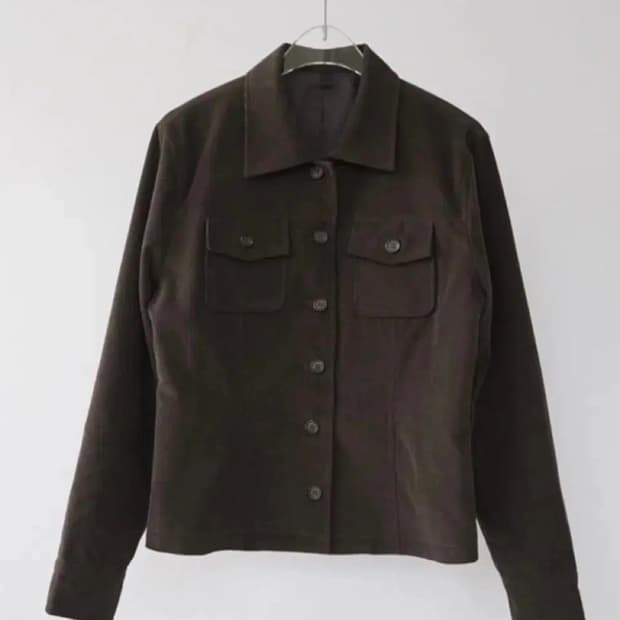 애프터먼데이 로아 LOA 코듀로이 자켓 브라운