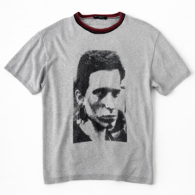 RAF SIMONS 19SS Scarf Print Knit M