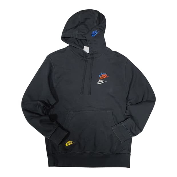 ✨ (바배) 나이키 멀티 로고 블랙 후드티 