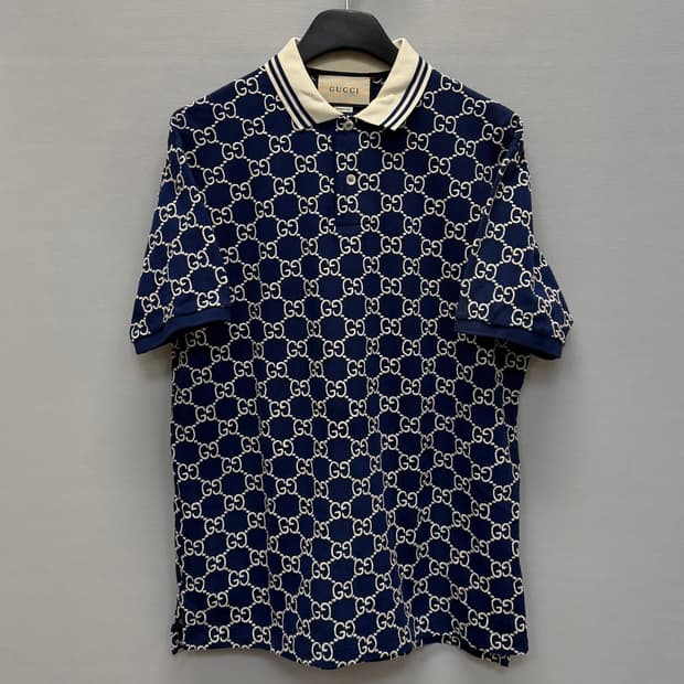 구찌 GG 모노그램 폴로 티셔츠 ( 100 )