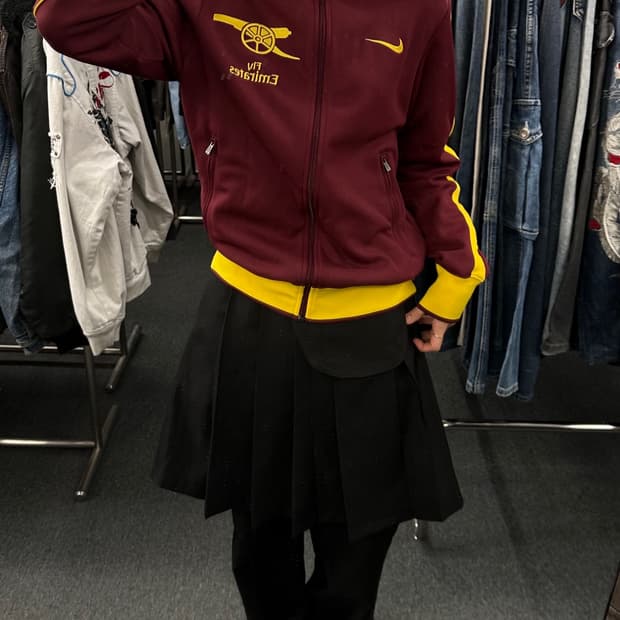 S)나이키 아스날 플라이 에미레이트 트랙탑 저지