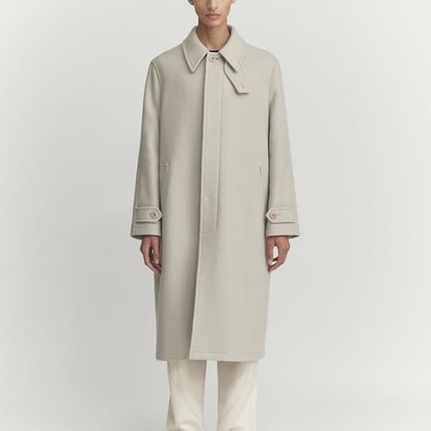 쿠어 MTR 발마칸 코트 크림 L사이즈