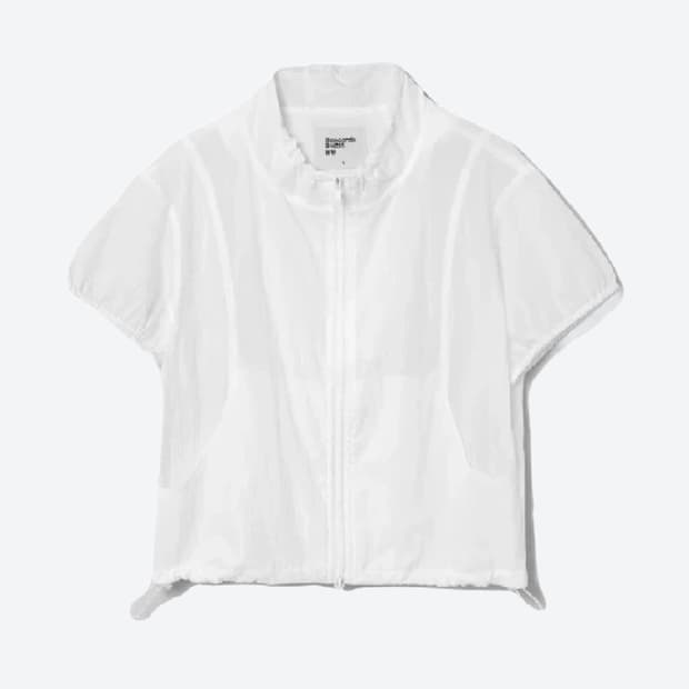 에잇세컨즈 바람막이 반팔 블라우스 자켓 점퍼 고프코어 셔링