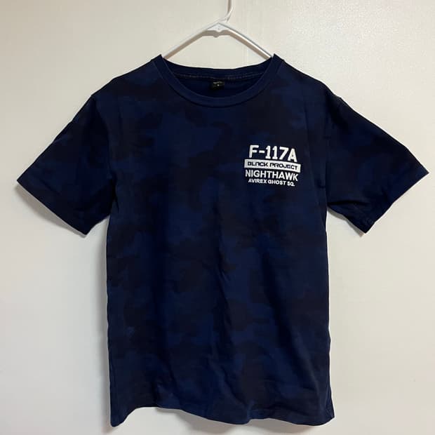 아비렉스 F-117A 카모 반팔티 L