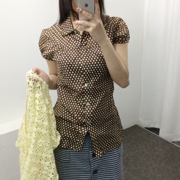 도트 초코 바닐라 코디세트