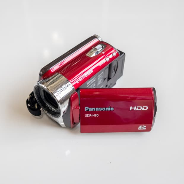Panasonic SDR-H80-R / 빈티지 디지털 캠코더