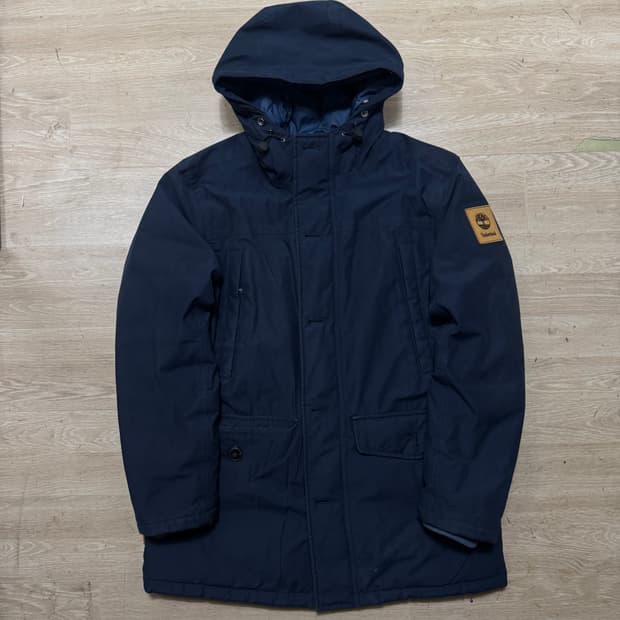 팀버랜드 와펜로고 야상 패딩 자켓