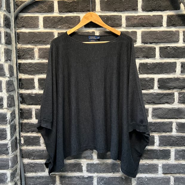 폴로 랄프로렌 메리노울 케이프 니트