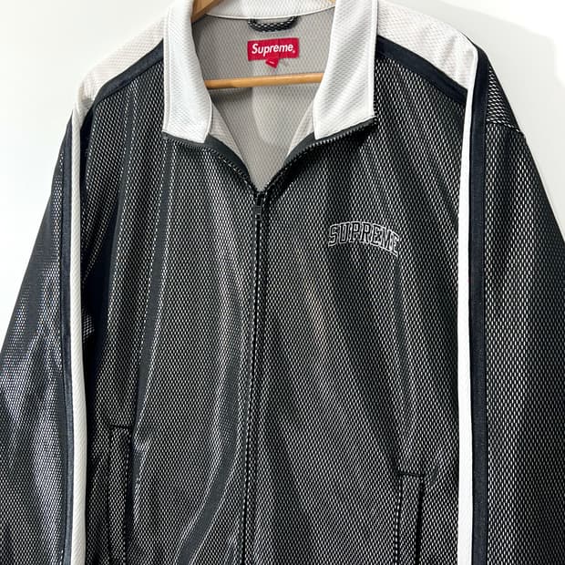 Supreme 18ss Bonded Mesh Track Jacket