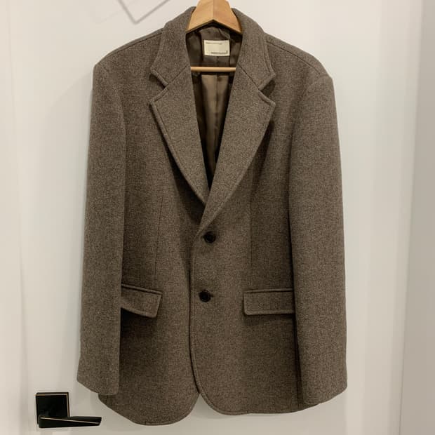 [패브릭컬리지] 더블 울 자켓 (울80/정가23만원)