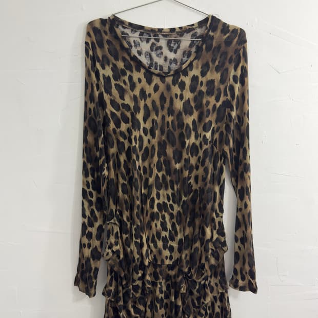 basile28 leopard detail longsleeve