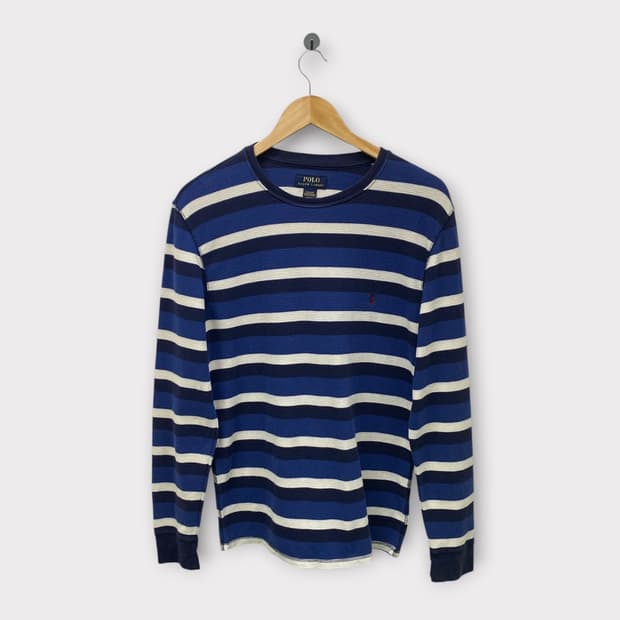  폴로 랄프로렌 와플 스트라이프 티셔츠 M