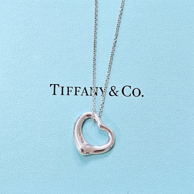 [상태최상] 티파니앤코 오픈하트 목걸이 11mm [정품/풀구성]