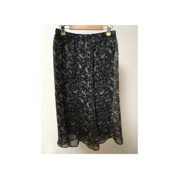 플라워 빈티지 스커트