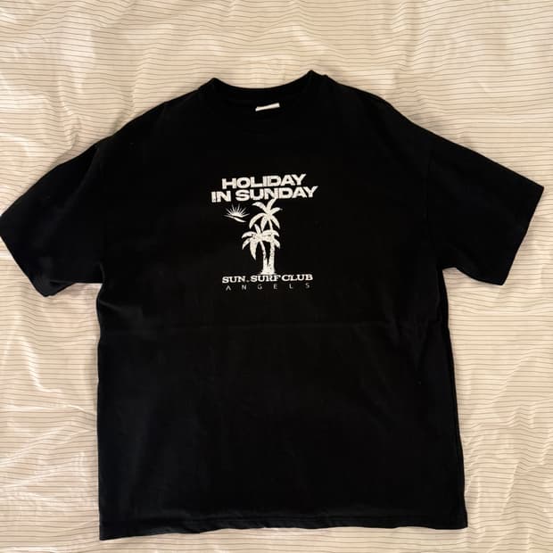 SUN SURF CLUB TEE BLACK