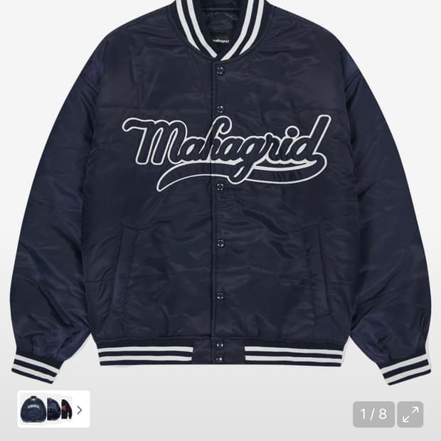 마하그리드 스타디움 자켓 네이비 L