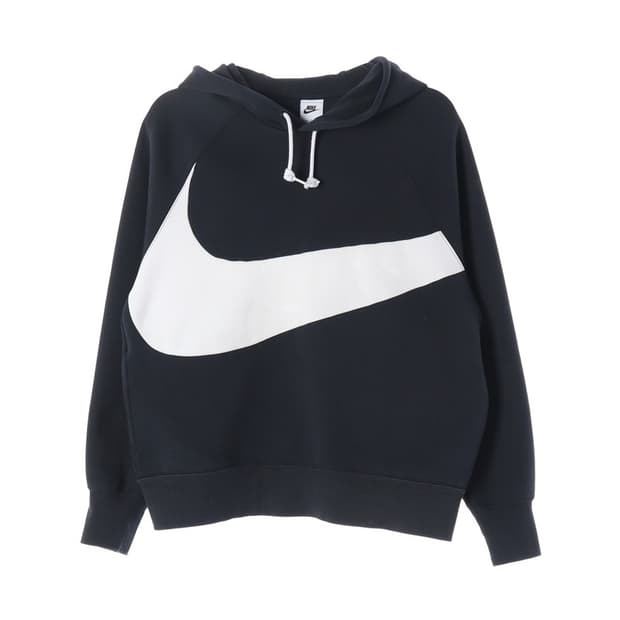 나이키 NSW 빅스우시 화이트 로고 풀오버 후드티 L