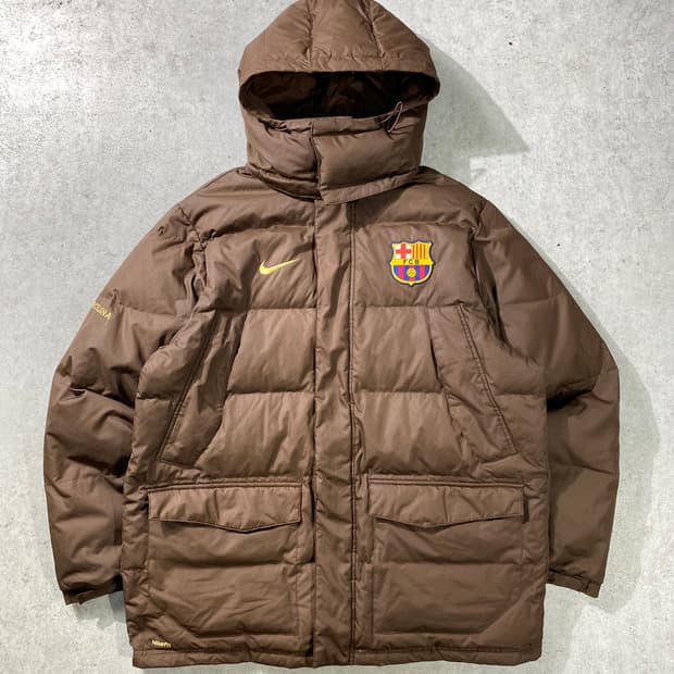 [L] 00s Nike 나이키 바르셀로나 브라운 덕다운 파카
