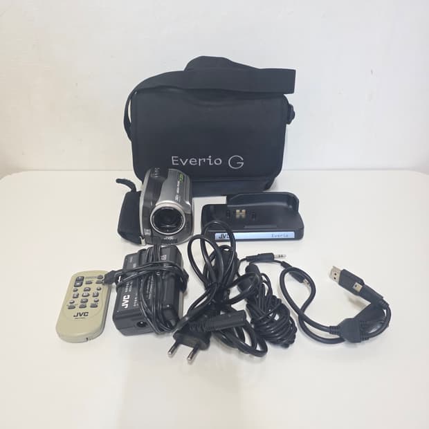 JVC Everio 하이브리드 캠코더 풀세트 (가방 포함)
