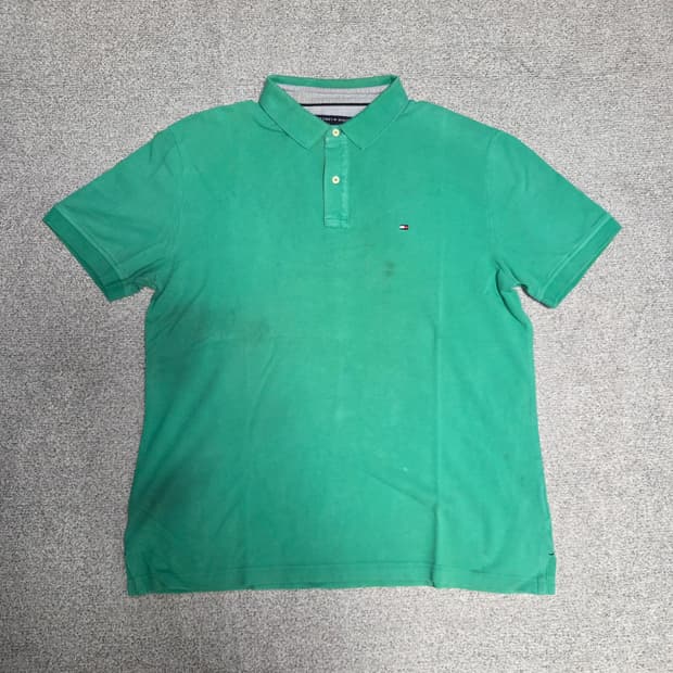 Tommy Hilfiger 카라넥 반팔 티셔츠 L-XL(100-105)