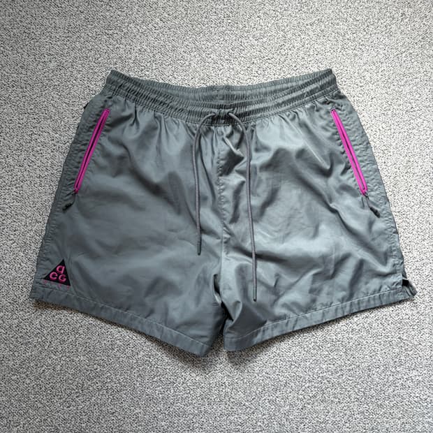 2018 나이키 ACG 우븐 쇼츠 그레이 아시아 xl