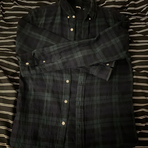 스투시 체크 셔츠