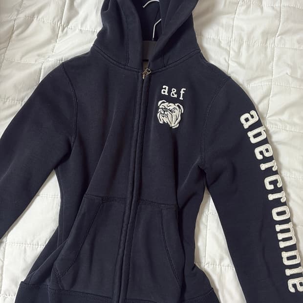 아베크롬비 네이비 후드집업