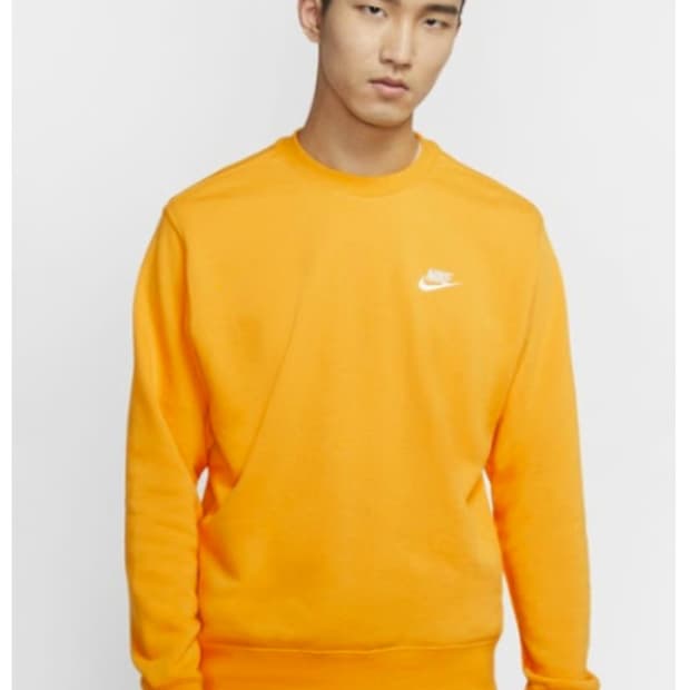 나이키 클럽 크루 롱슬리브 탑(L)

