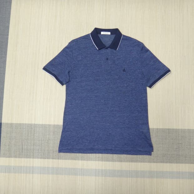 (2XL) 빈폴 BEANPOLE 딜라이트 린넨 카라 반팔티