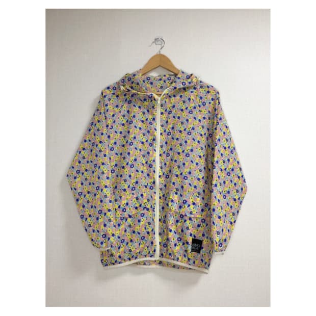 빈티지 플로럴 경량 바람막이