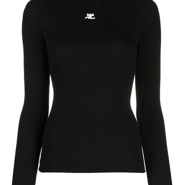 (새상품) 꾸레쥬 (courreges) 하프 니트