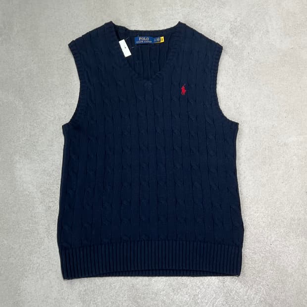 폴로 랄프로렌 꽈배기 니트베스트 s09970