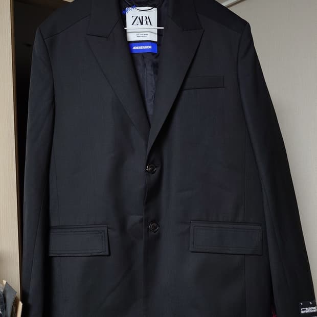 [S] 자라 아더에러 콜라보 오버사이즈 블랙 블레이저 자켓