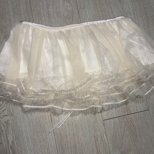 발레코어 셔링 캉캉 치마