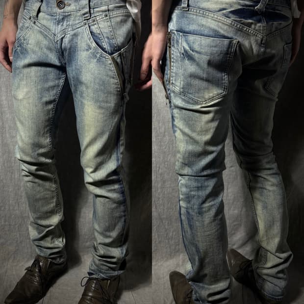 PPFM Zip Denim Pants  