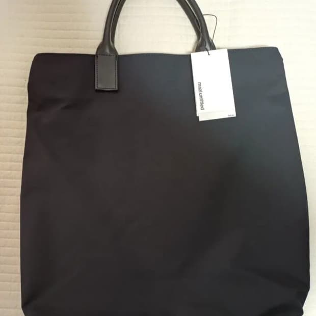 (새상품) 마지언타이틀 게버딘 옴니 토트백