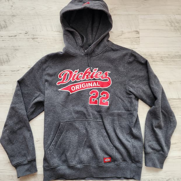 DICKIES 디키즈 회색 후드티. L(100)사이즈 그레이 후드 티셔츠