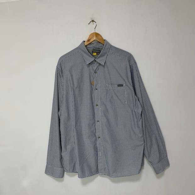 에디바우어 빈티지 스트라이프 셔츠 XL 남녀공용