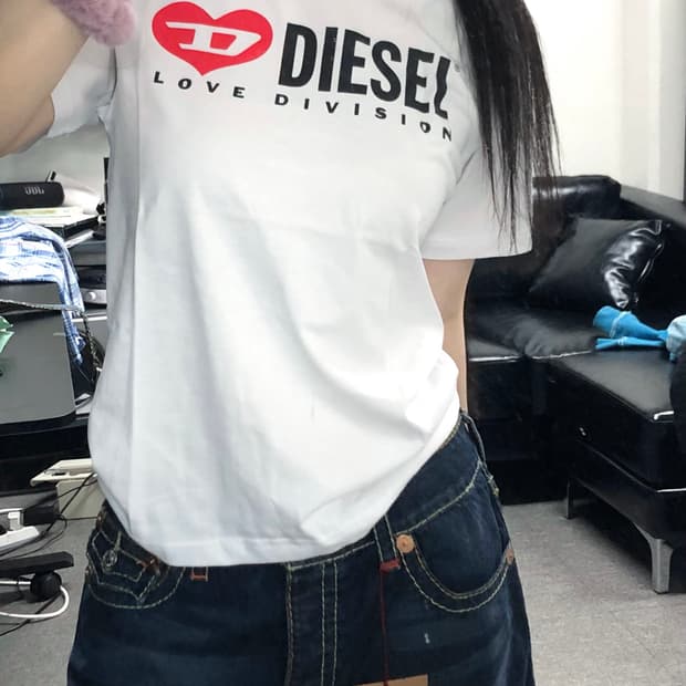 [새상품] 디젤 반팔 티셔츠