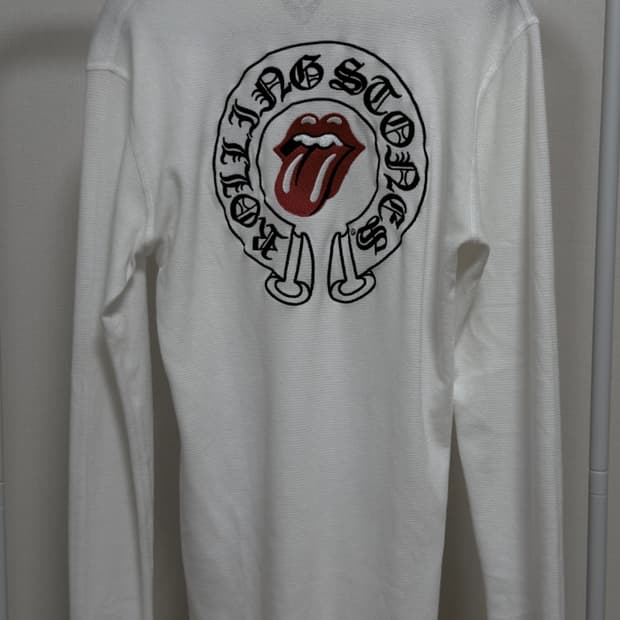 크롬하츠 롤링스톤즈 자수 니트롱슬리브 L