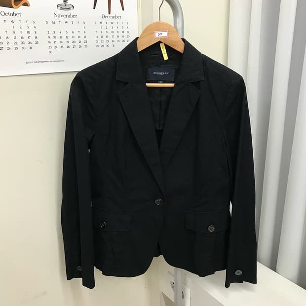 버버리 은장 블레이저 자켓