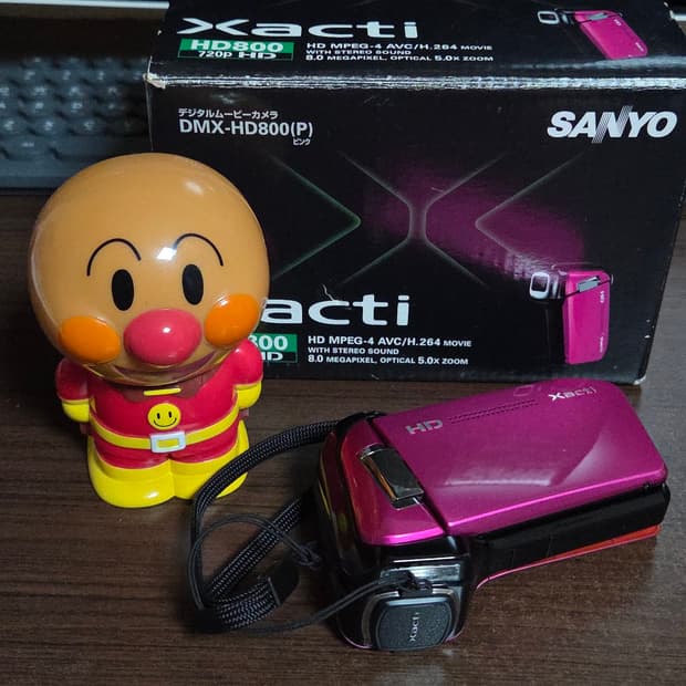 (풀박스) 상태 최상! 산요 작티 HD-800 디카 캠코더