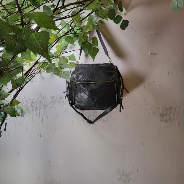 핀 에스코 올 레더 숄더&크로스백