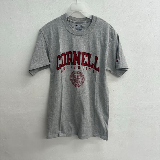 챔피온 cornell 유니버시티 프린팅 그레이 반팔티s