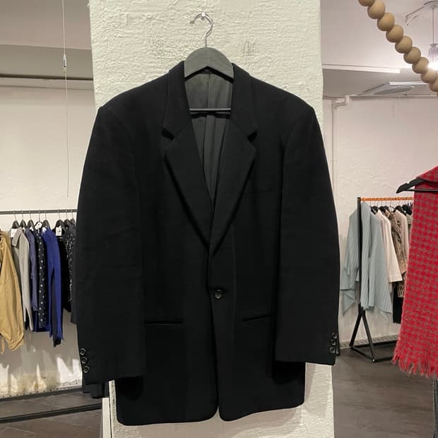 요지야마모토 캐시미어 블레이저